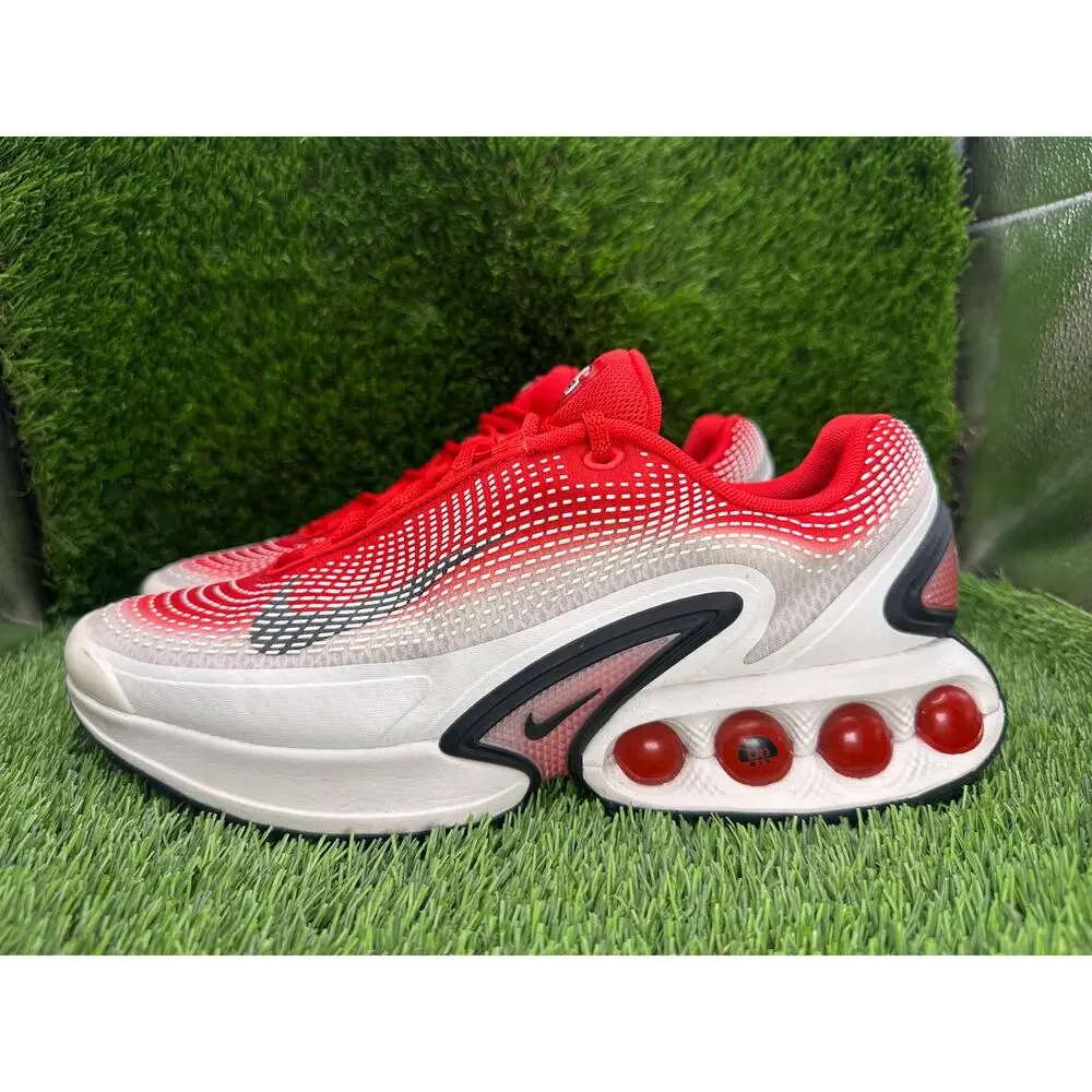 Nike Air Max DN SE HQ4565-600 Athletic Sneaker Men's 9.5 Red Mesh Gym Cushioned